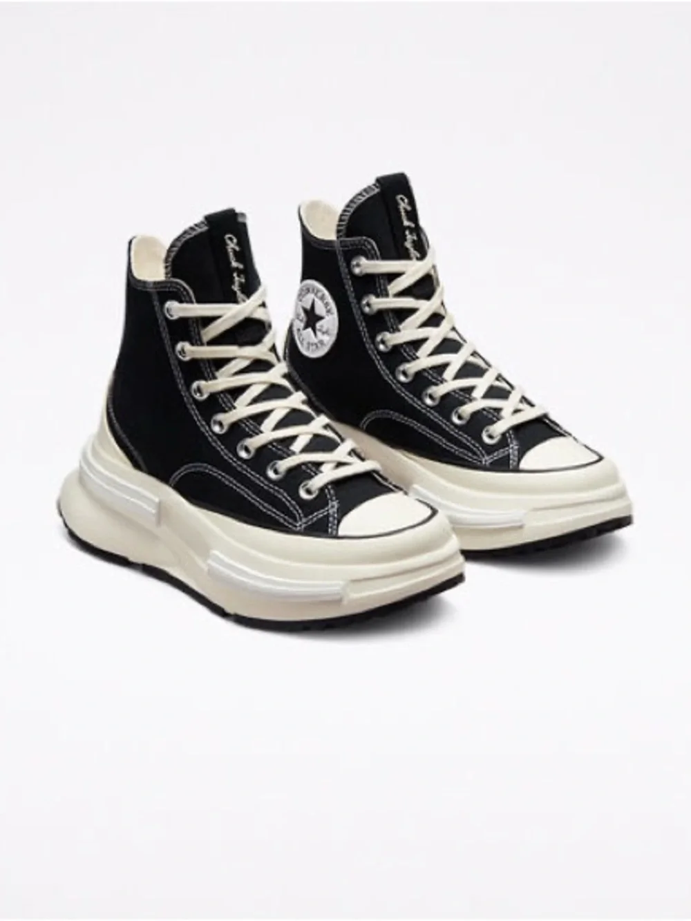 Converse Run Star Legacy CX Women’s 7 High Top Like New Black White Sneakers